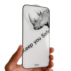 گلس شیشه ای شفاف آیفون 16 پرو مکس برند TOTU