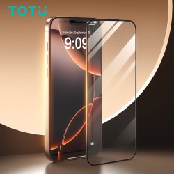 گلس شیشه ای شفاف آیفون 13 پرو مکس / 14 پلاس برند TOTU