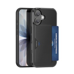 قاب چرم جاکارتی آیفون 17 نرمال Pocard برند Dux Ducis