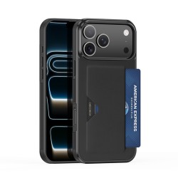 قاب چرم جاکارتی آیفون 17 پرو مکس Pocard برند Dux Ducis