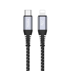 کابل تایپ سی به لایتنینگ 27 وات 1 متر CB-5-PD برند TOTU