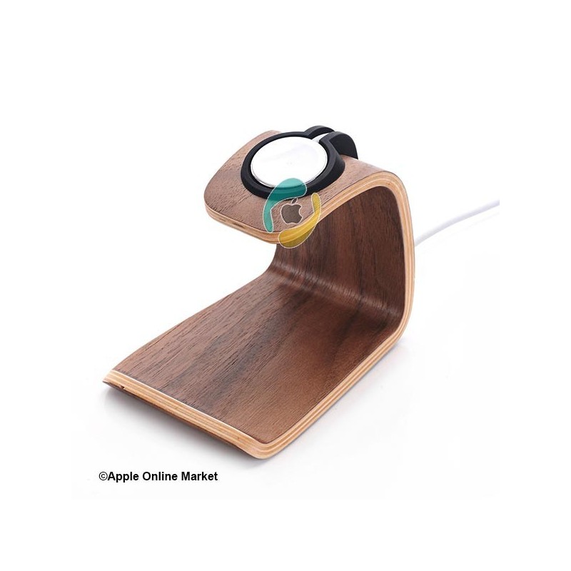 پایه چوبی شارژ اپل واچ و آیفون