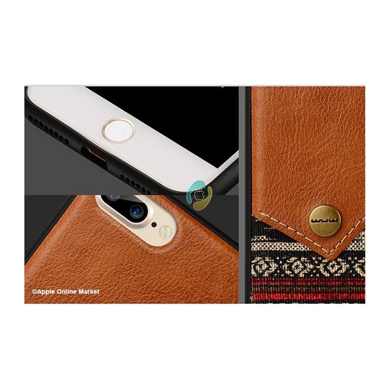 قاب چرمی پارچه ای آیفون 7 / 8 / SE 2 برند WUW K64