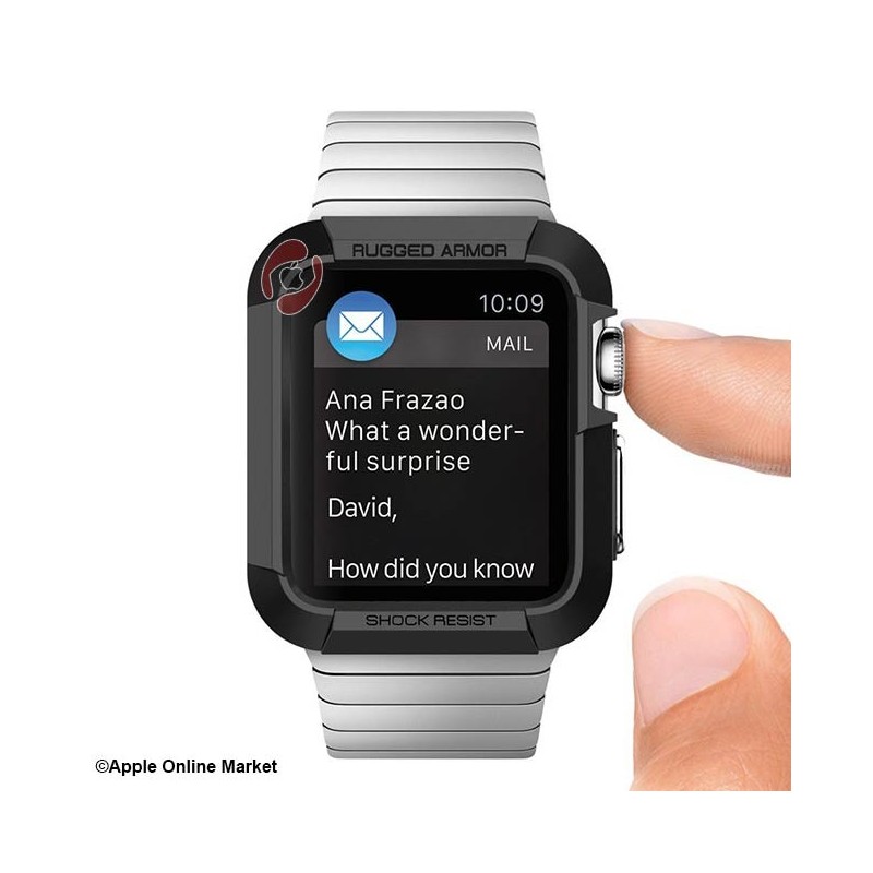 قاب اپل واچ 42 میلیمتر Rugged Armor برند اسپیگن