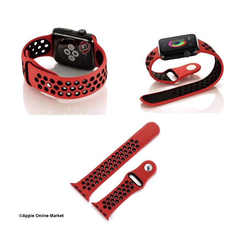 بند سیلیکونی طرح نایک اپل واچ 42/44/45 میلیمتر