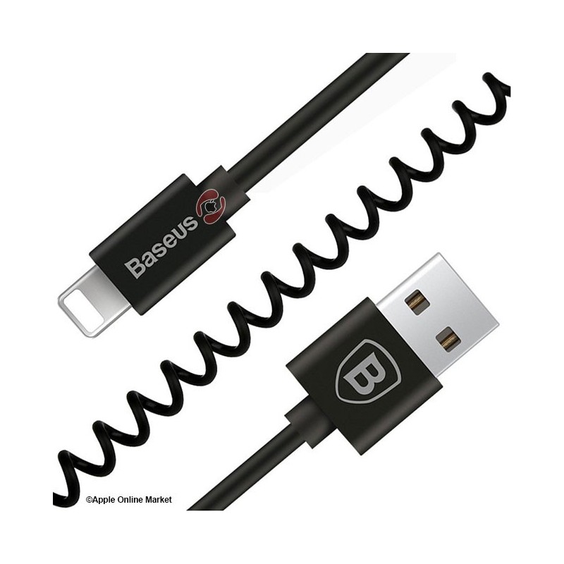 کابل لایتنینگ فنری برند Baseus