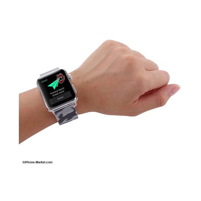 بند میلانس طرح دار اپل واچ 42mm و 44mm