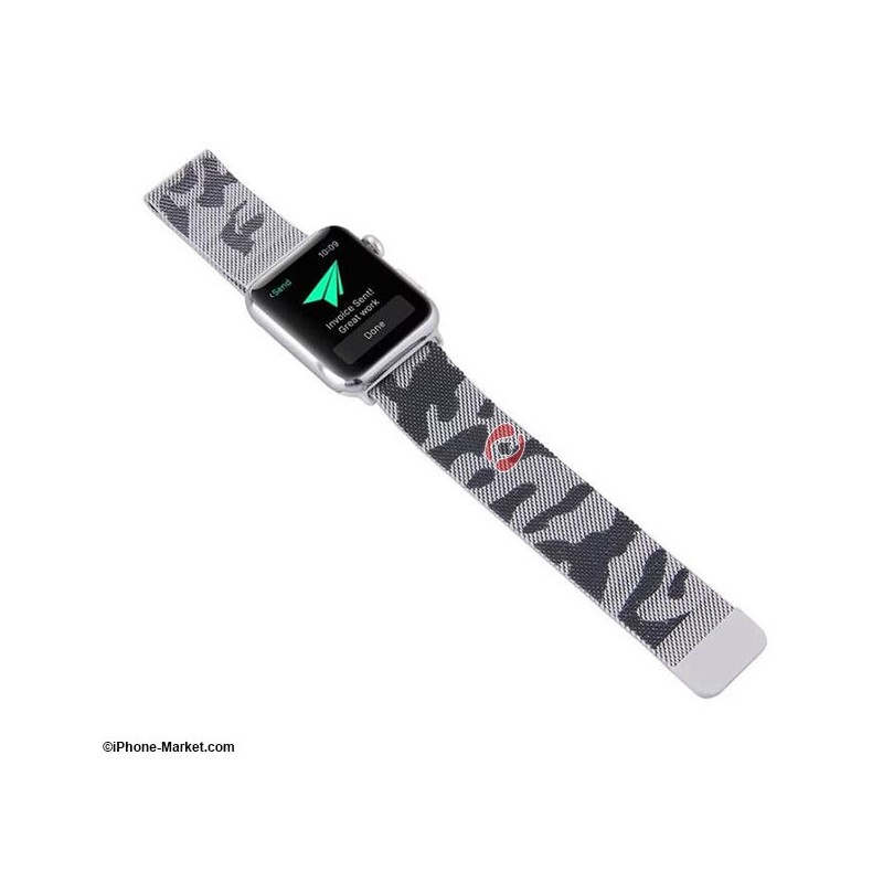 بند میلانس طرح دار اپل واچ 42mm و 44mm