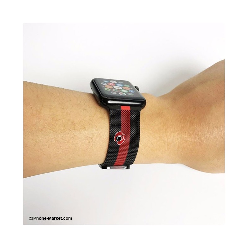 بند طرح دار میلانس لوپ ساعت اپل 42mm و 44mm