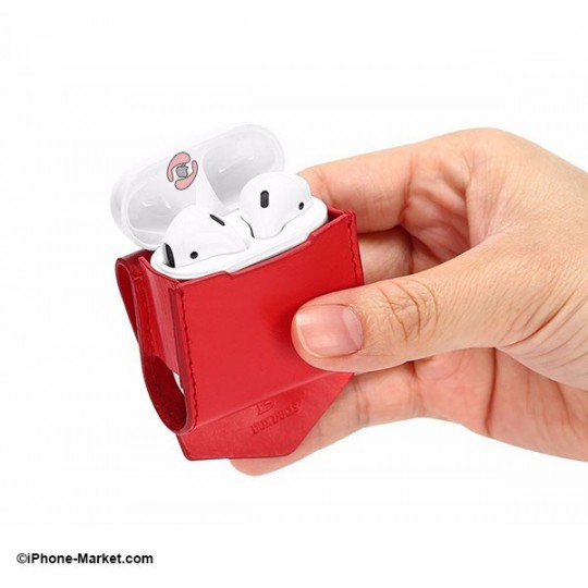 کیف چرم ایرپاد 1 و 2 برند Dux Ducis - کاور محافظ Airpods