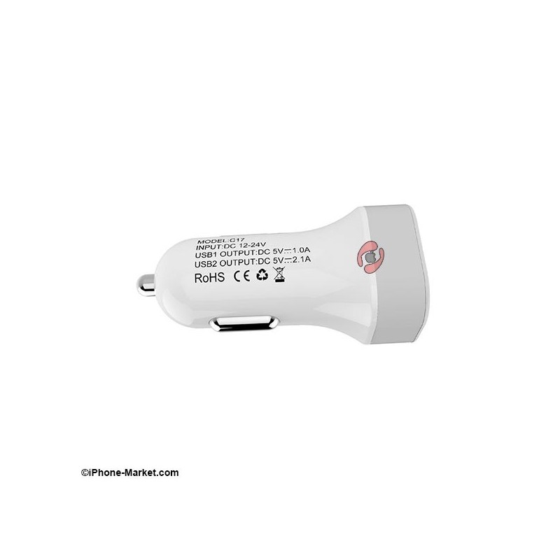 شارژر فندکی 2 پورت Konfulon C17