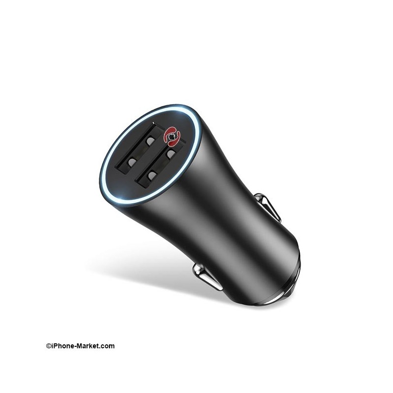 شارژر فندکی 2 پورت Baseus Golden Contactor BSC-C6