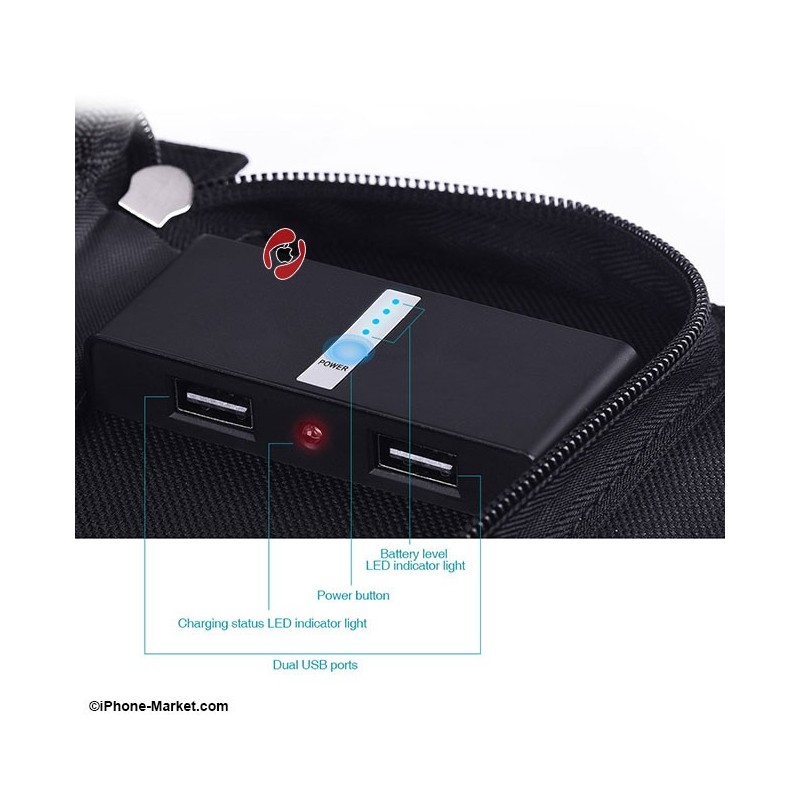 پاوربانک خورشیدی 10000 میلی آمپر دودوکول DA69