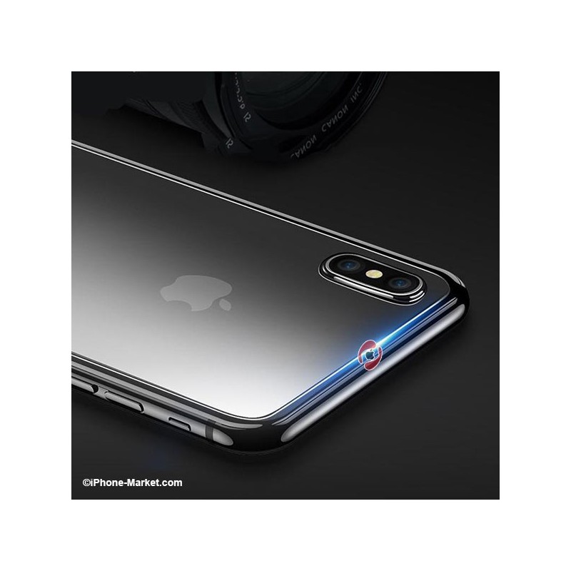 گلس 0.3 میلیمتر پشت آیفون X برند Baseus