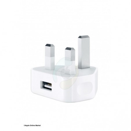 شارژر برق کپی برابر اصل Apple 5W USB Power Adapter UK