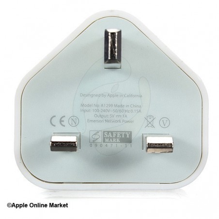 شارژر برق کپی برابر اصل Apple 5W USB Power Adapter UK
