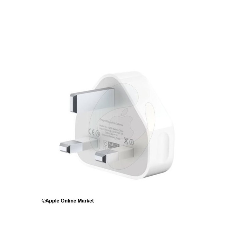 شارژر برق کپی برابر اصل Apple 5W USB Power Adapter UK