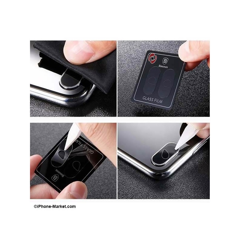 محافظ لنز دوربین آیفون X برند Baseus