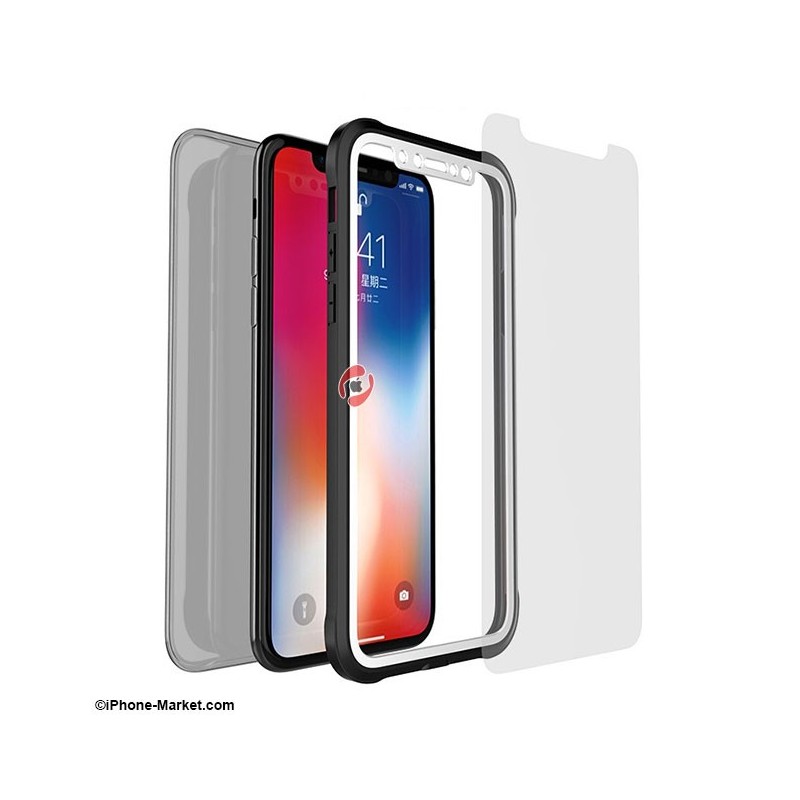 قاب 360 درجه ژله ای آیفون ایکس و ایکس اس برند iPaky