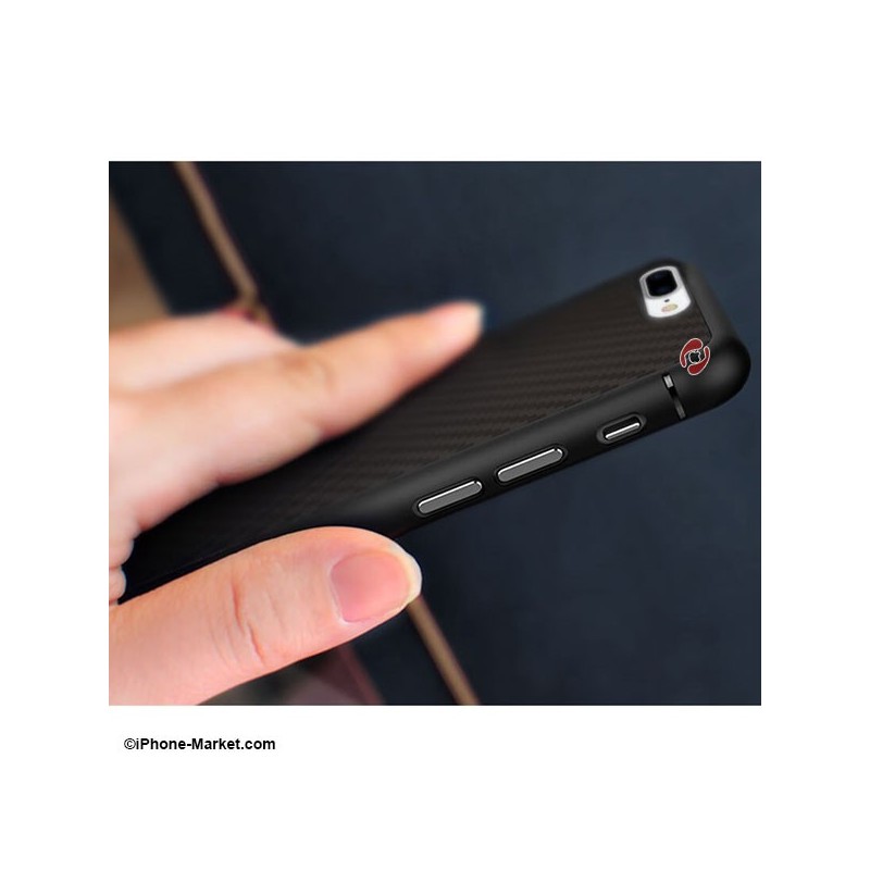 قاب کربنی آیفون 7 پلاس و 8 پلاس نیلکین مدل Synthetic Fiber