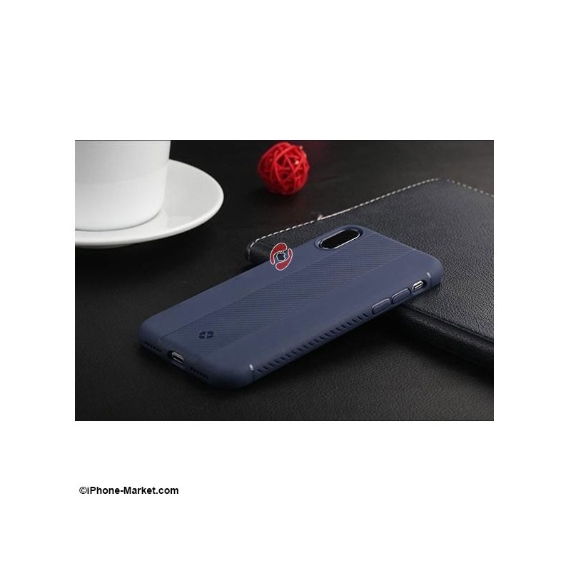 قاب کربنی آیفون ایکس و ایکس اس توتو مدل Soft series carbon fiber