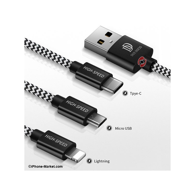 کابل 3 کاره برند DUX DUCIS