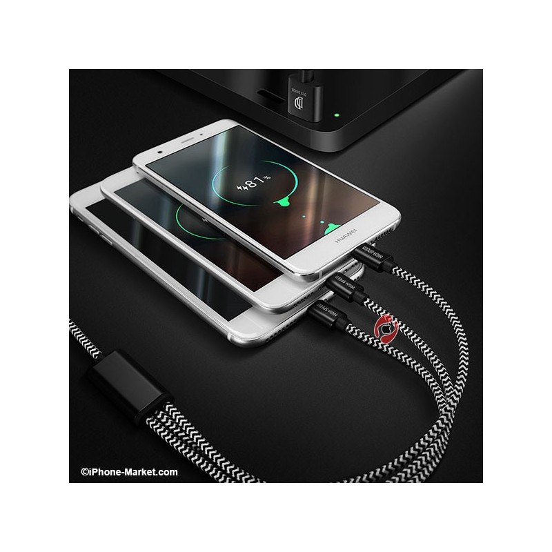 کابل 3 کاره برند DUX DUCIS