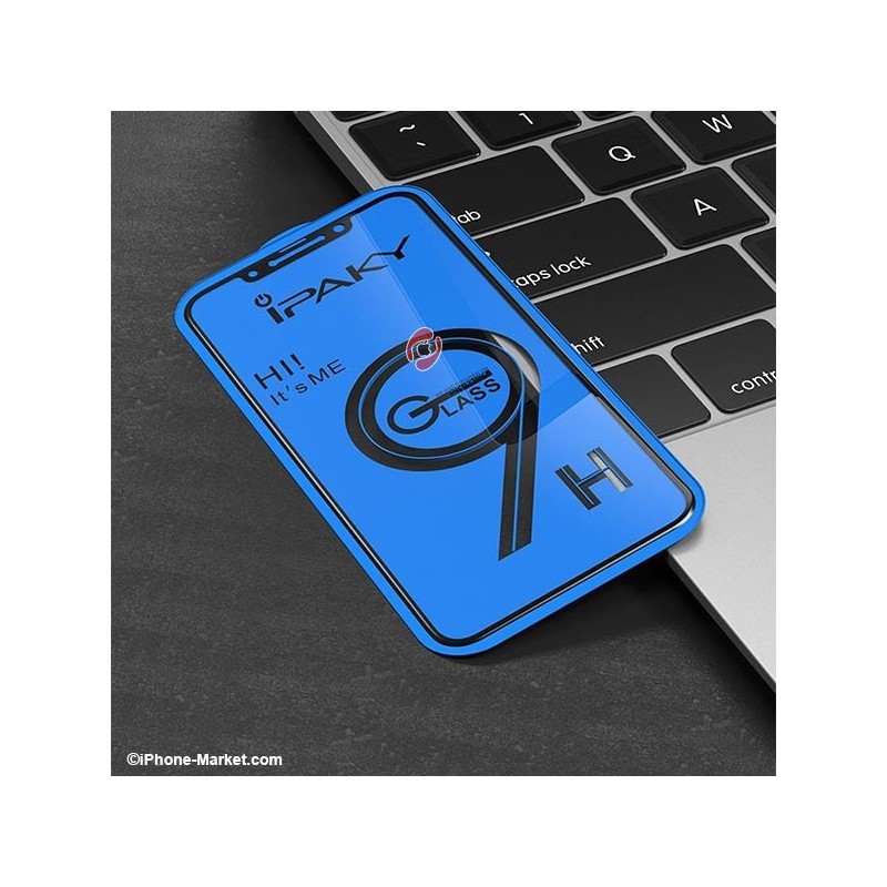 گلس تمام صفحه آیفون XR و 11 برند iPaky