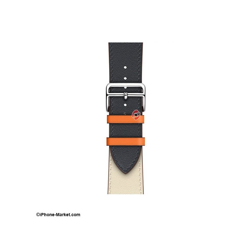 بند چرم هرمس اپل واچ 42 و  44 میلیمتر برند Coteetci