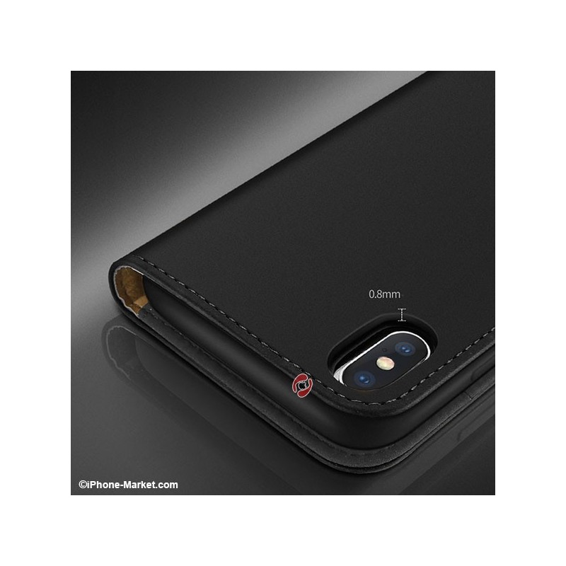 کیف چرم آیفون XS Max مدل Wish برند Dux Ducis