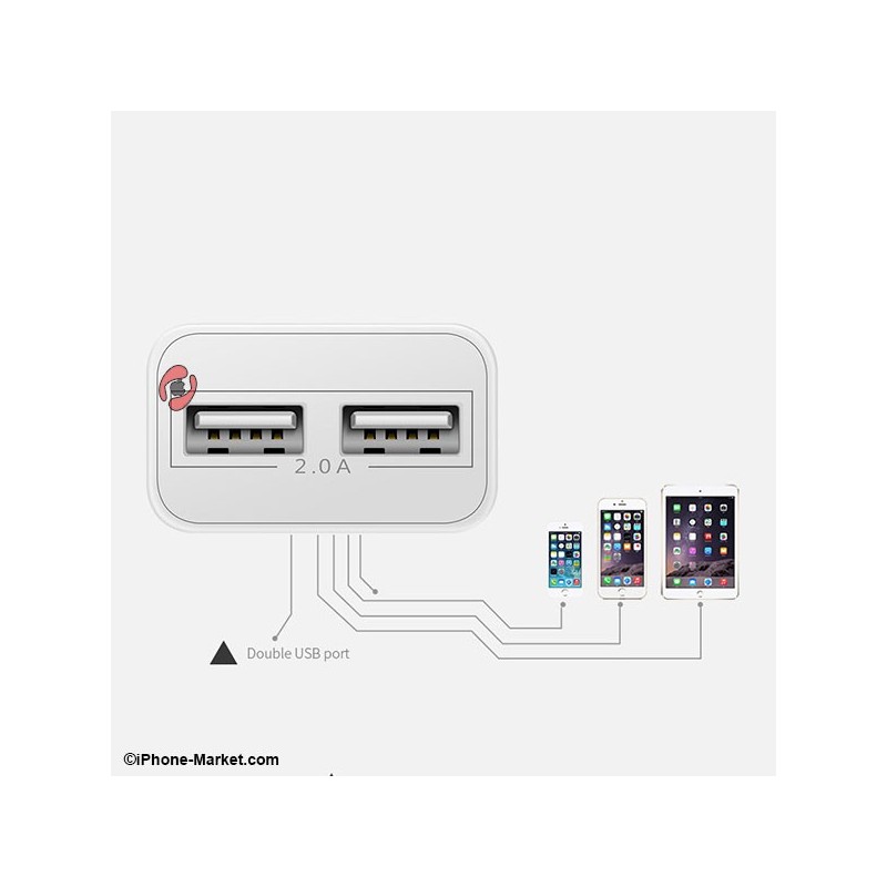 شارژر برق 2 پورت 2 آمپر Joyroom L-L221