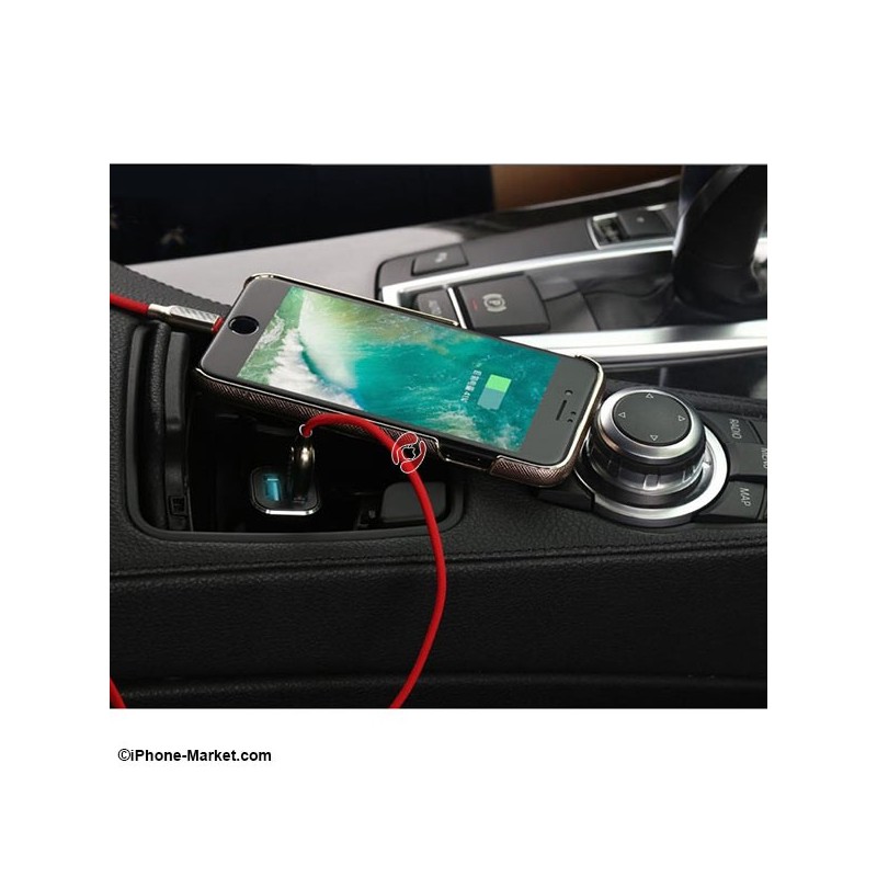 شارژر فندکی 2 پورت 2.4 آمپر مدل CC14 برند TOTU