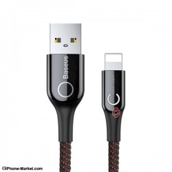 کابل لایتنینگ هوشمند 1 متری Baseus C-shaped