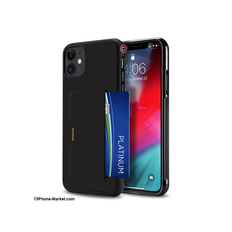 کاور چرم آیفون 11 مدل Pocard برند Dux Ducis