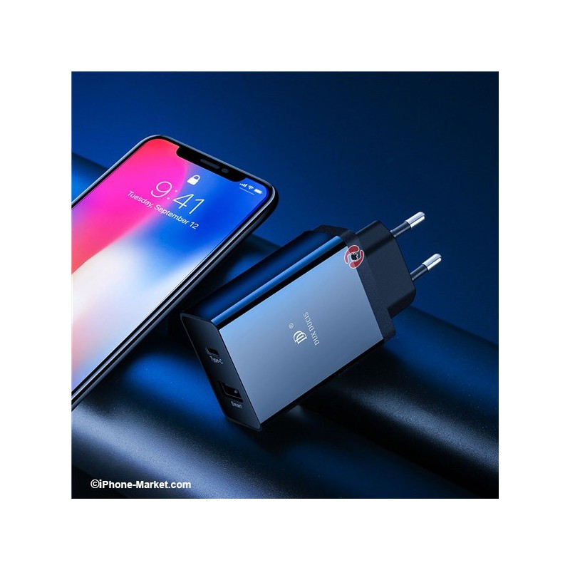 شارژر برق 2 پورت Dux Ducis C40 PD Charger