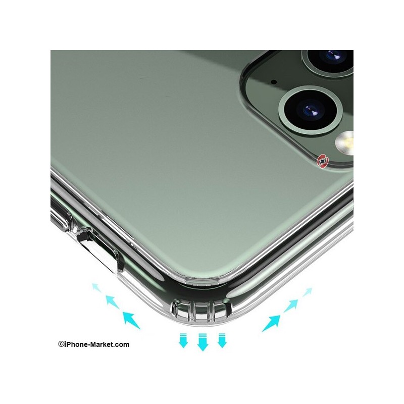 کاور شفاف TPU+PC آیفون 11 پرو مکس iPaky