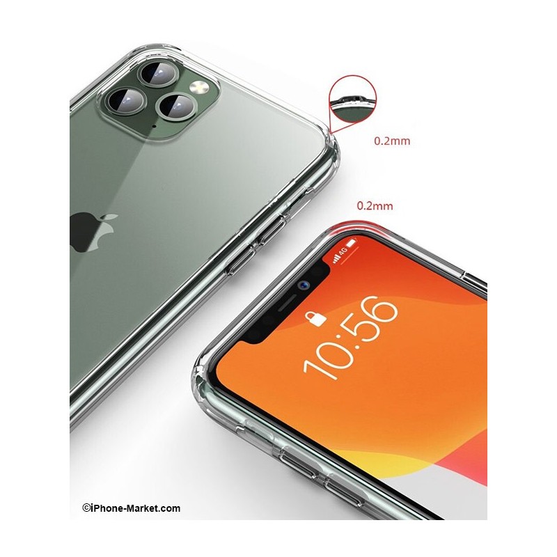 کاور شفاف TPU+PC آیفون 11 پرو مکس iPaky