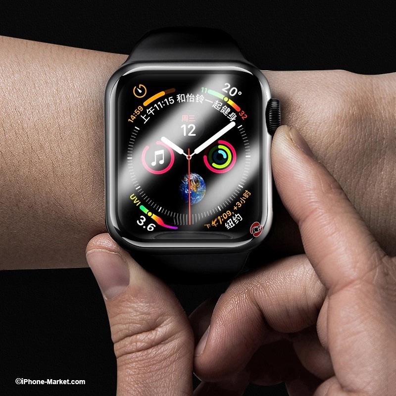 گلس فول کاور شفاف اپل واچ 44 میلیمتر برند Lito