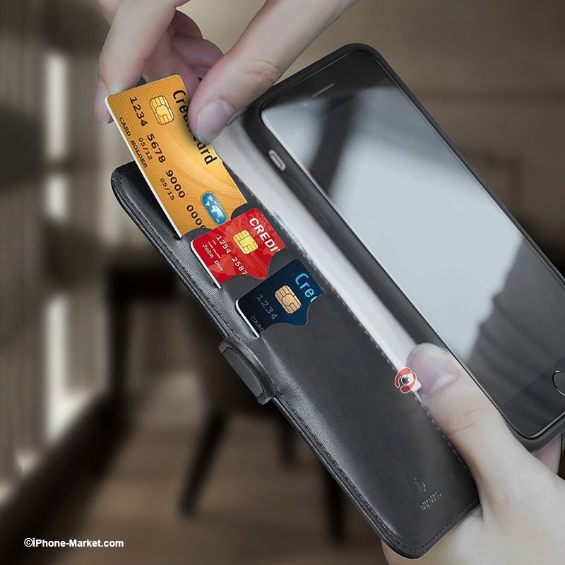 کیف چرم کتابی آیفون 7 / 8 / SE 2 مدل Kado برند Dux Ducis