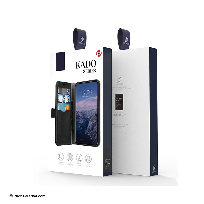 کیف چرم کتابی آیفون 11 پرو مدل Kado برند Dux Ducis