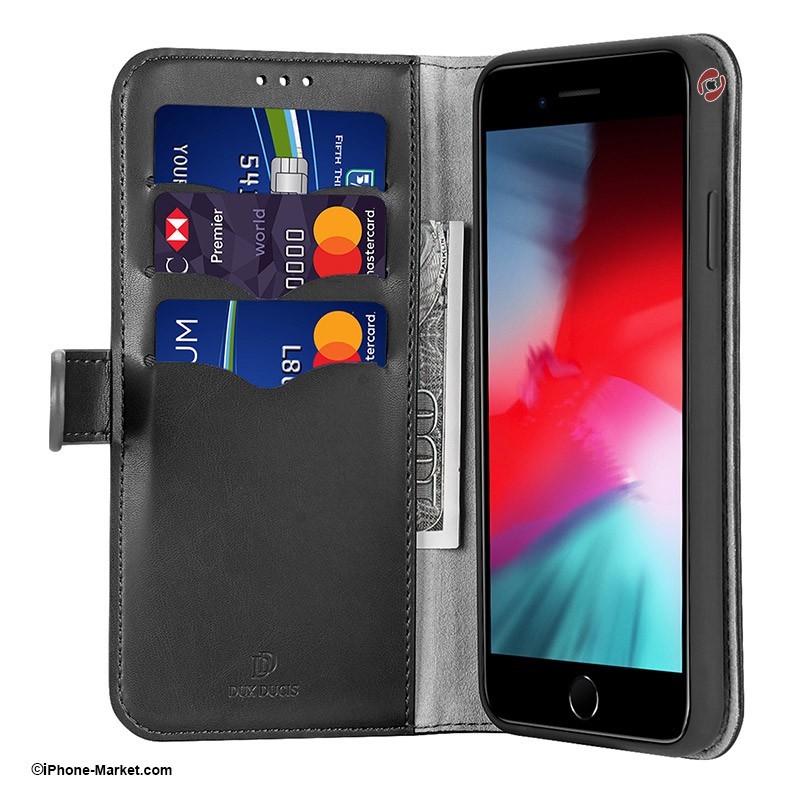 کیف چرم کتابی آیفون 7 پلاس و 8 پلاس Dux Ducis Kado Series