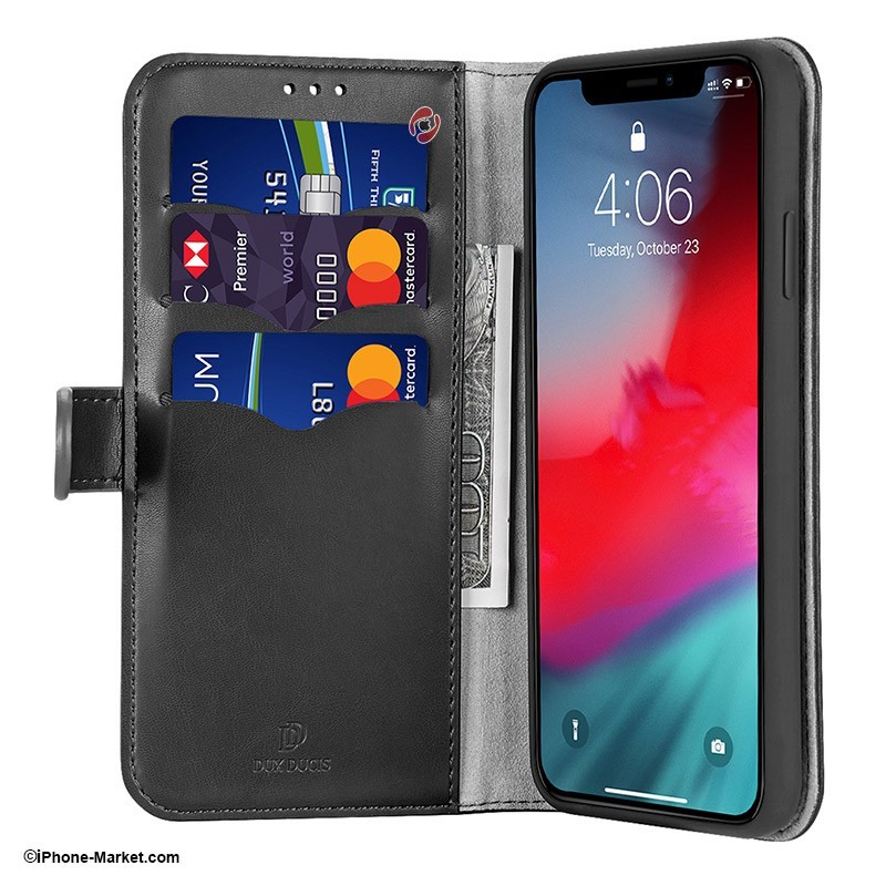کیف چرم کتابی آیفون 11 پرو مدل Kado برند Dux Ducis