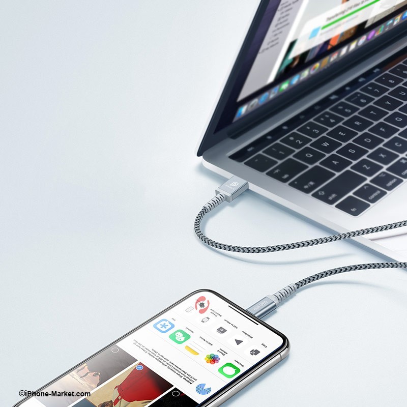 کابل لایتنینگ 1 متر و 2 متر برند Dux Ducis