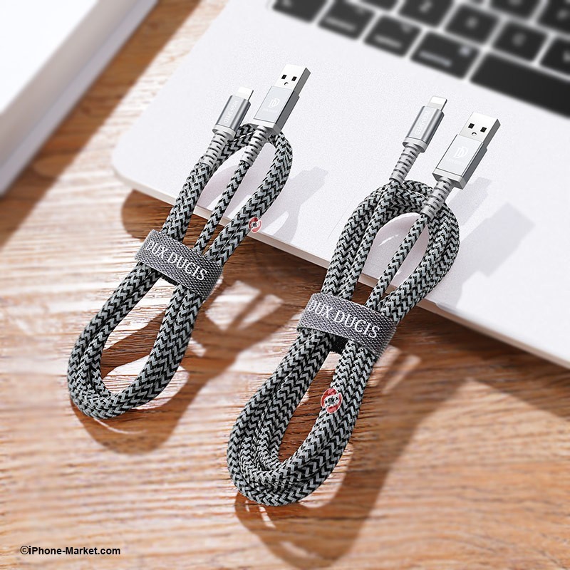 کابل لایتنینگ 1 متر و 2 متر برند Dux Ducis