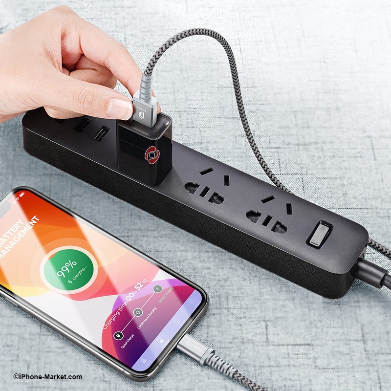 کابل لایتنینگ 1 متر و 2 متر برند Dux Ducis