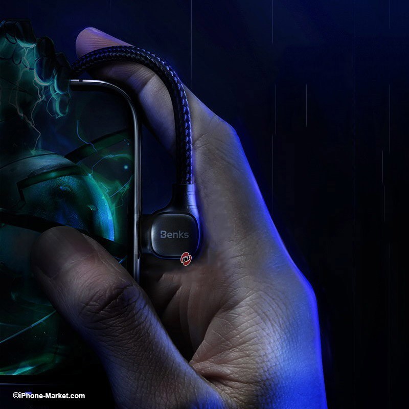 کابل یو اس بی سی به لایتنینگ MFI مدل M15 برند BENKS