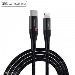 کابل 1.2 متر USB-C به Lightning با گواهینامه MFI مدل M17 برند BENKS