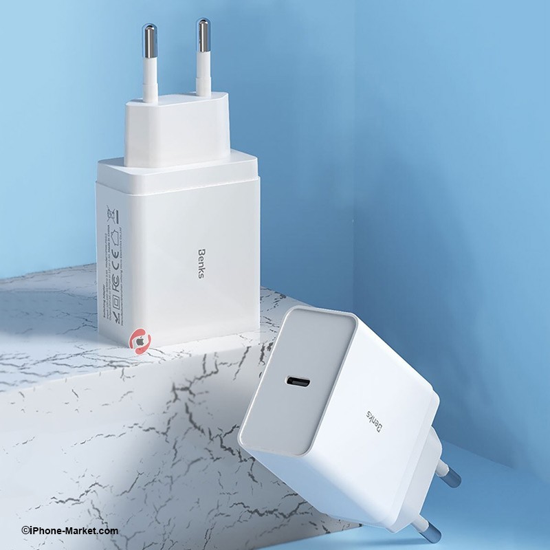 شارژر دیواری 18 وات تایپ سی BENKS PA31 PD