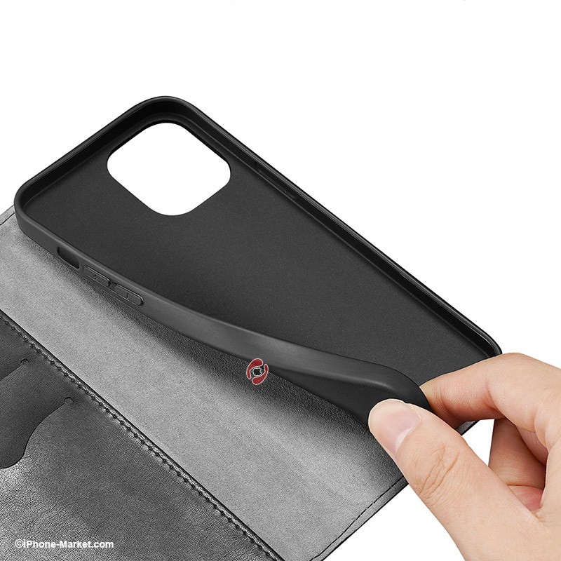 کیف چرم کتابی آیفون 12 پرو مکس مدل Kado برند Dux Ducis