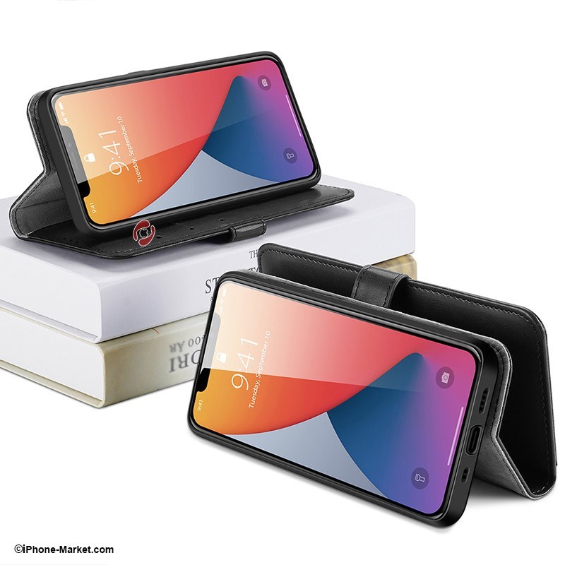 کیف چرم کتابی آیفون 12 مینی مدل Kado برند Dux Ducis